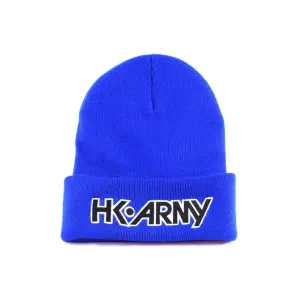 HK Army Beanie - HK Logo - Blue