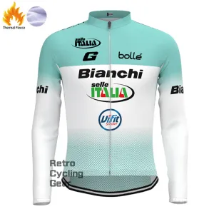 Selle Italia Bianchi Fleece Long Sleeves Jerseys